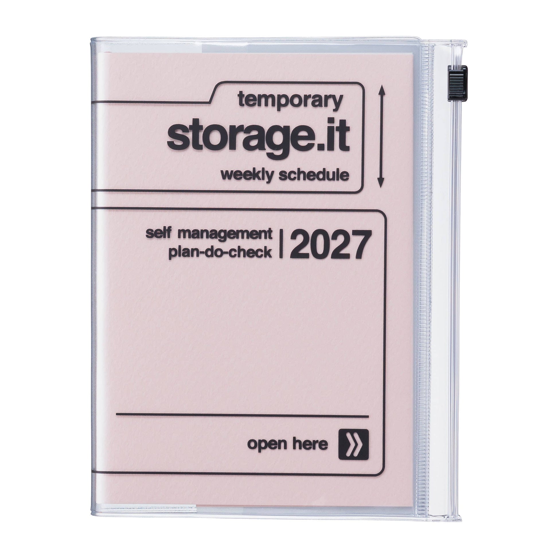 MARK'S Inc. Patterns Fish Weekly Vertical Planner 2027 – Premium Paper (A6)