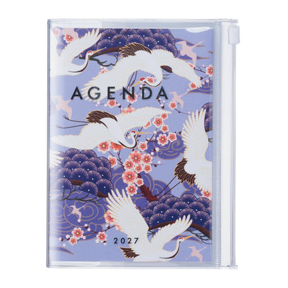 MARK'S Inc. Patterns Fish Weekly Vertical Planner 2027 – Premium Paper (A6)