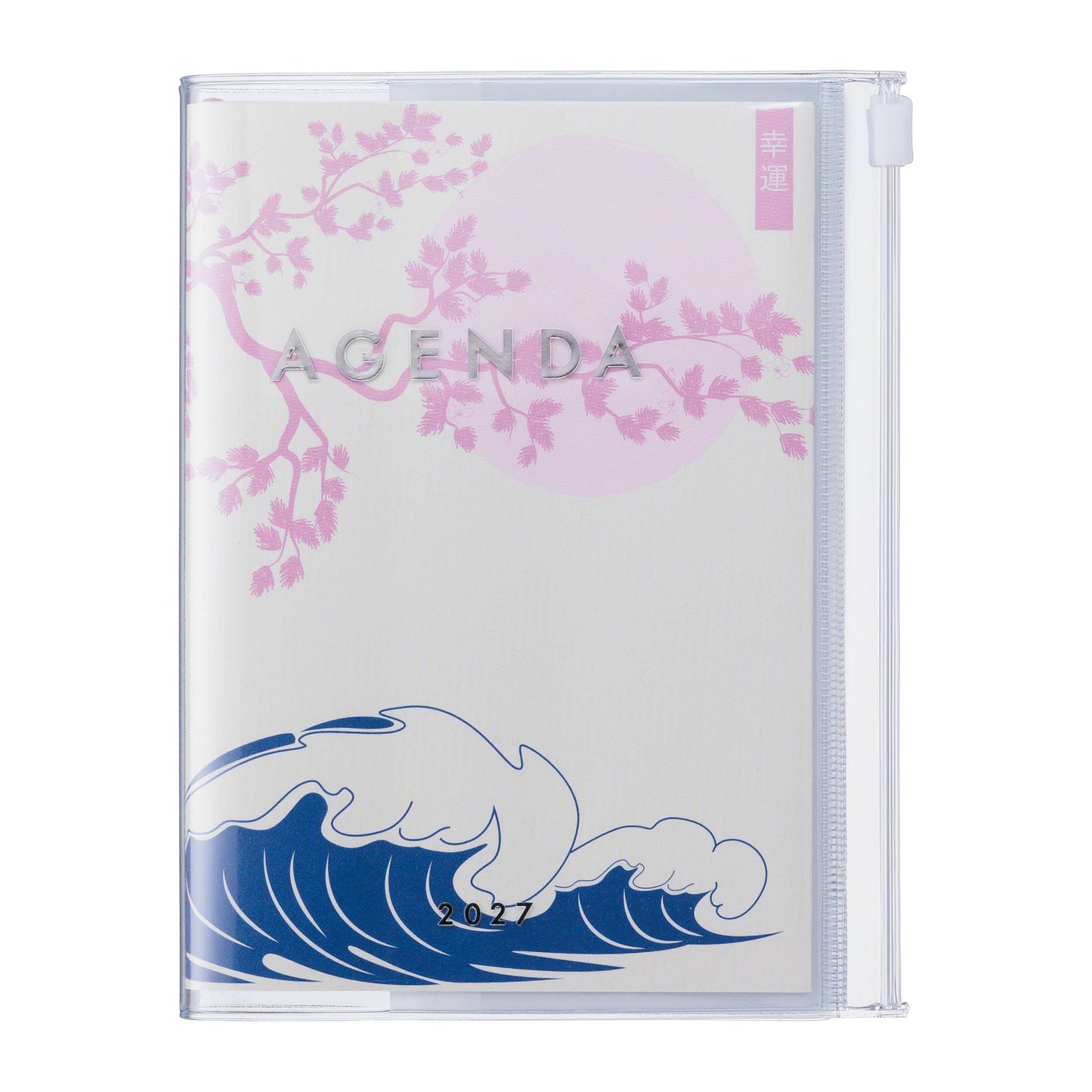 MARK'S Inc. Patterns Fish Weekly Vertical Planner 2027 – Premium Paper (A6)