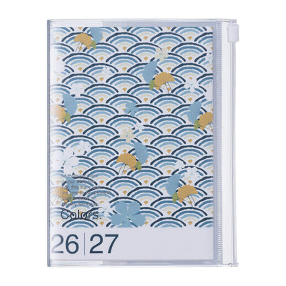 MARK'S Inc. Patterns Fish Weekly Vertical Planner 2027 – Premium Paper (A6)