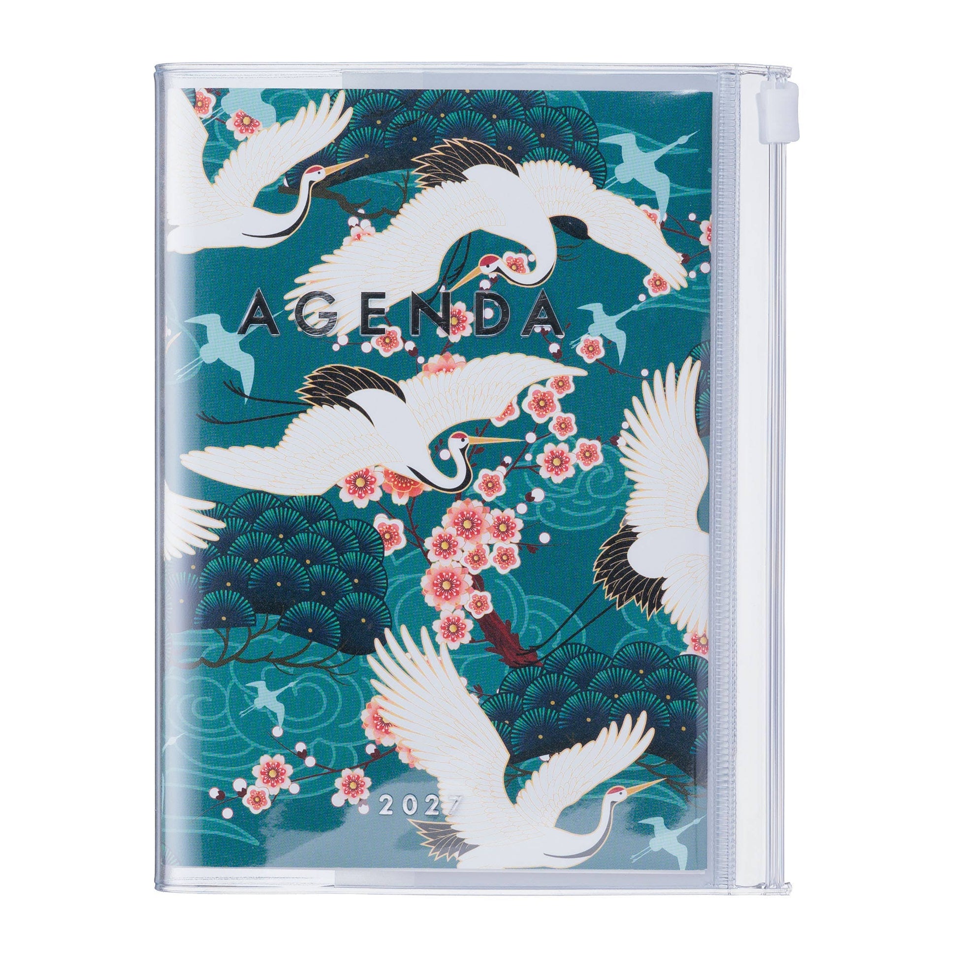 MARK'S Inc. Patterns Fish Weekly Vertical Planner 2027 – Premium Paper (A6)