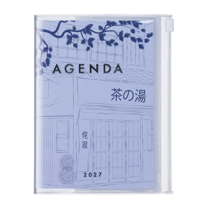 MARK'S Inc. Patterns Fish Weekly Vertical Planner 2027 – Premium Paper (A6)