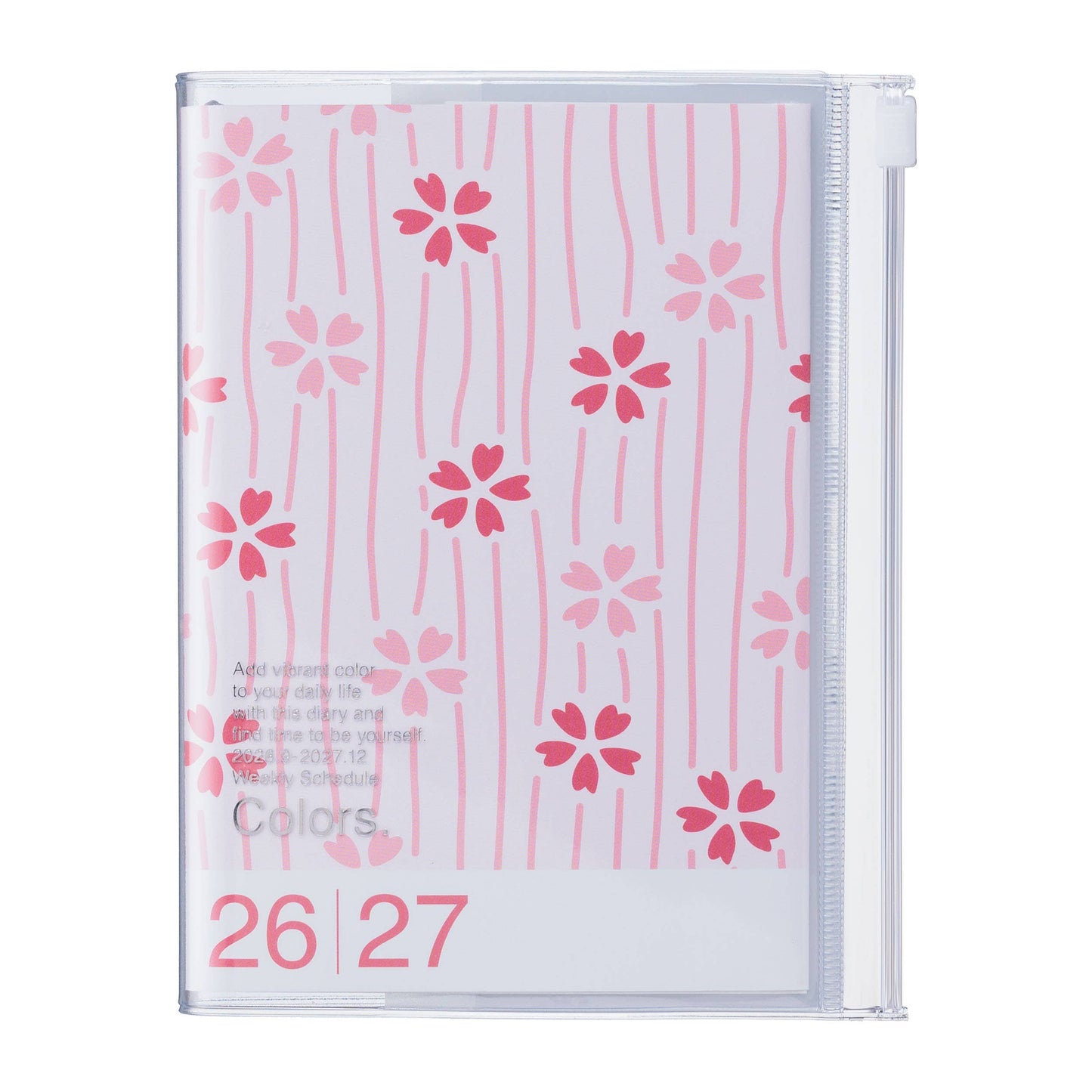MARK'S Inc. Patterns Fish Weekly Vertical Planner 2027 – Premium Paper (A6)