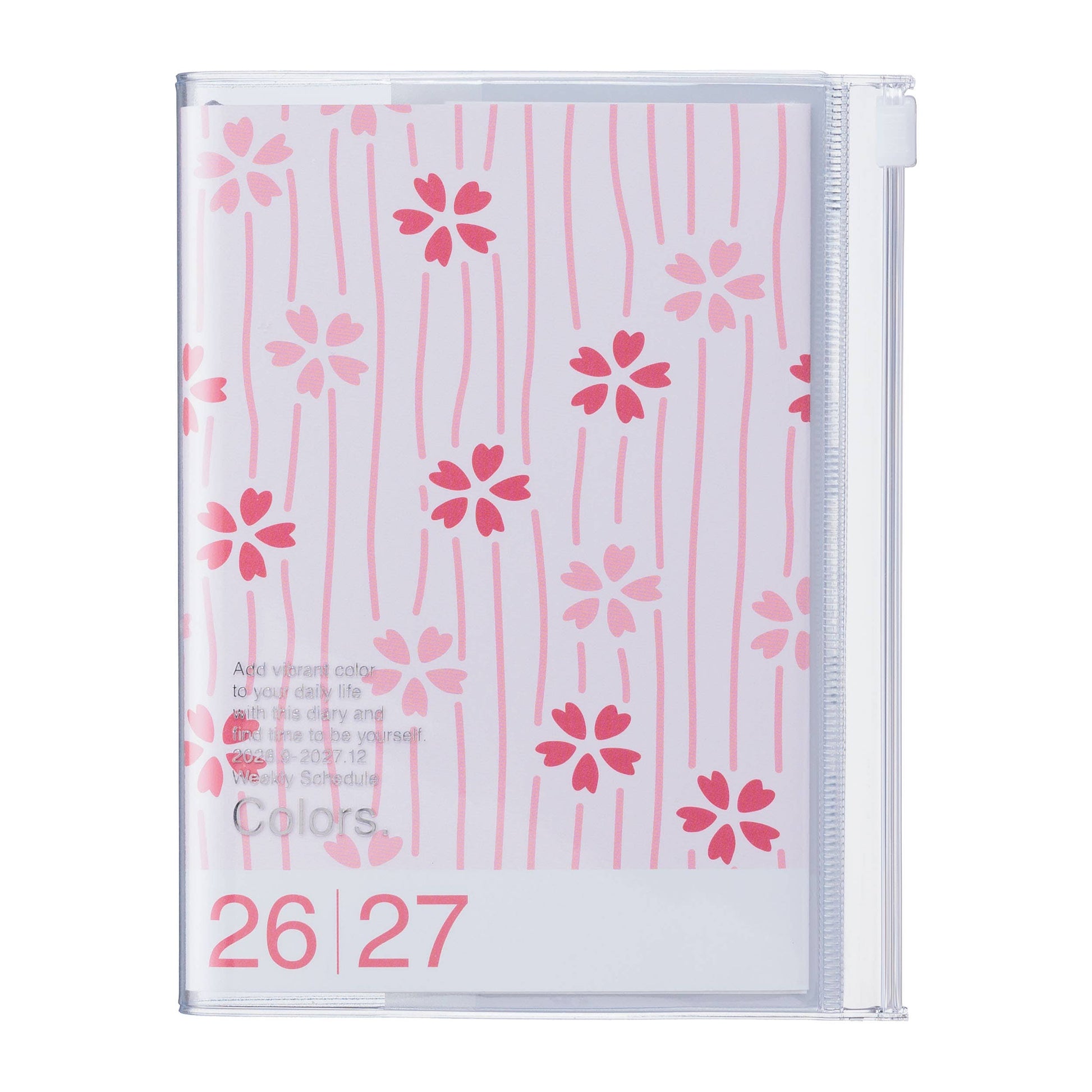 MARK'S Inc. Patterns Fish Weekly Vertical Planner 2027 – Premium Paper (A6)
