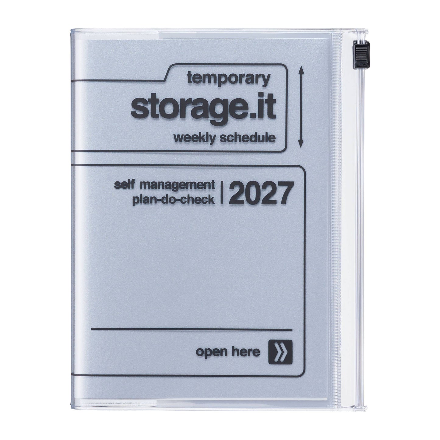 MARK'S Inc. Patterns Fish Weekly Vertical Planner 2027 – Premium Paper (A6)