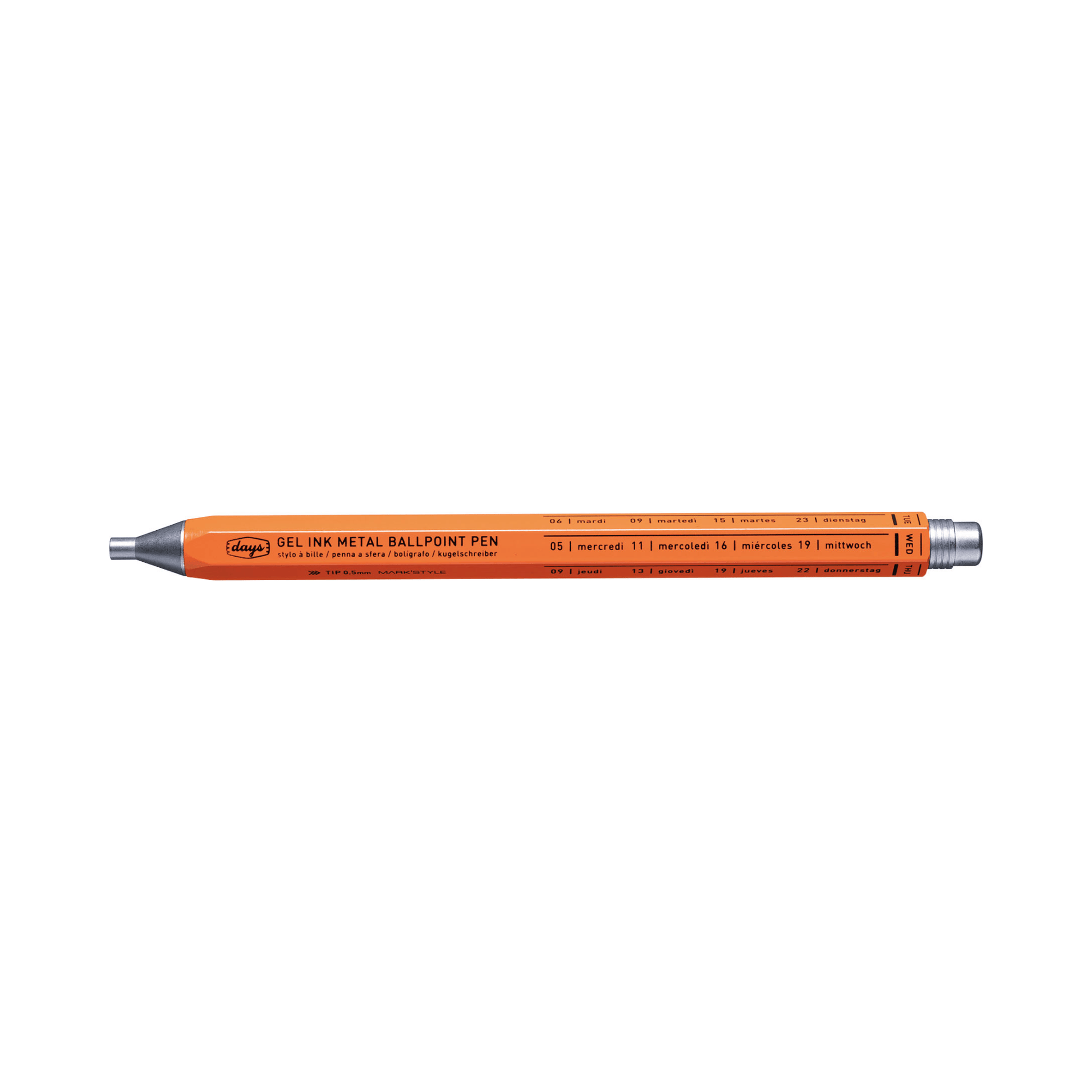 MARK'S Inc. Pens Orange Gel Metal Ballpoint Pen - MARK'STYLE