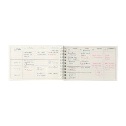 MARK'S Inc. Planners Dayfree Weekly Schedule