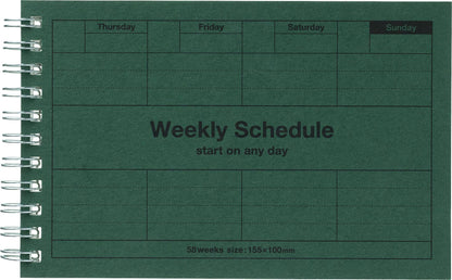 MARK'S Inc. Planners Dayfree Weekly Schedule