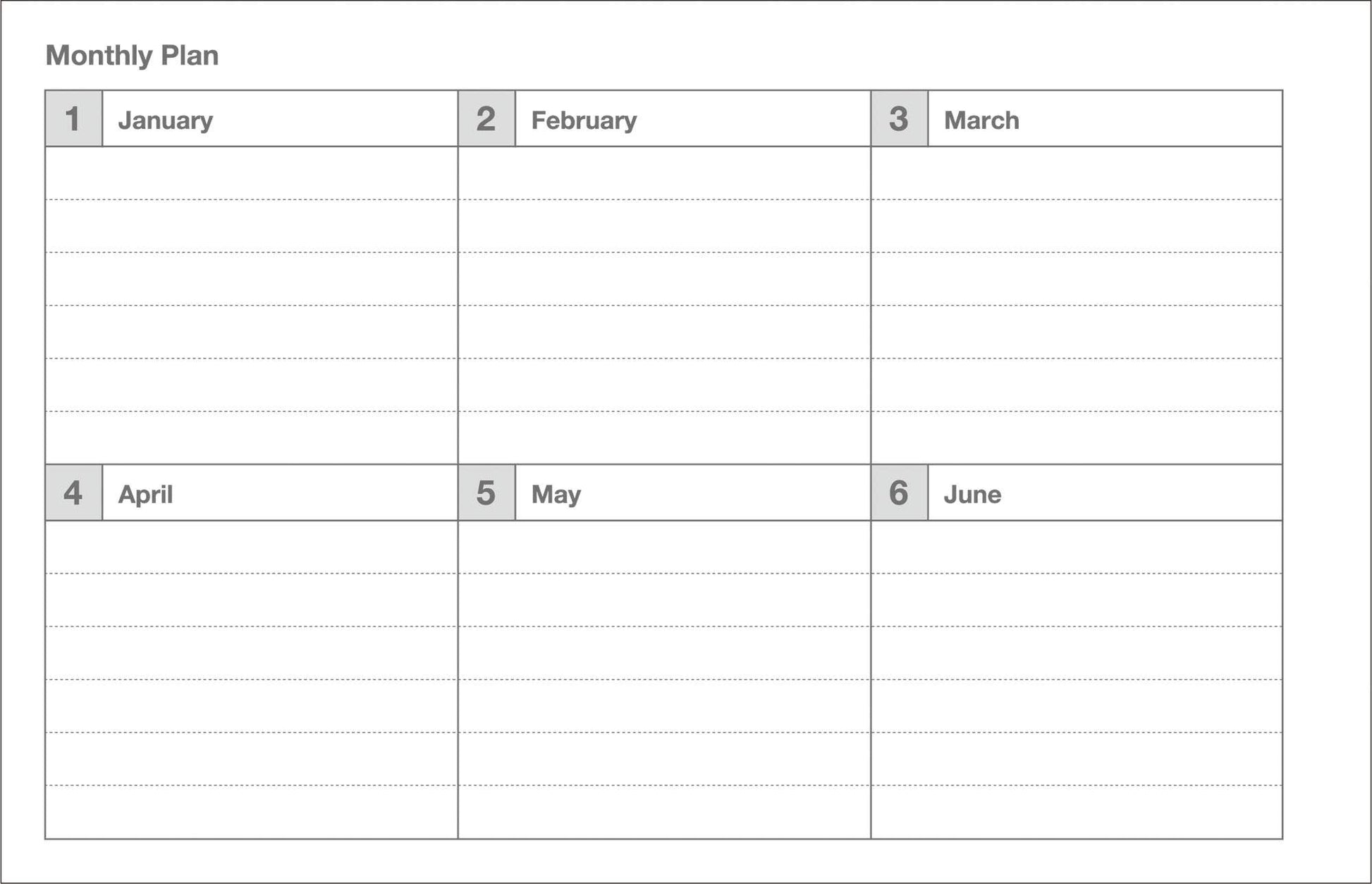 MARK'S Inc. Planners Dayfree Weekly Schedule