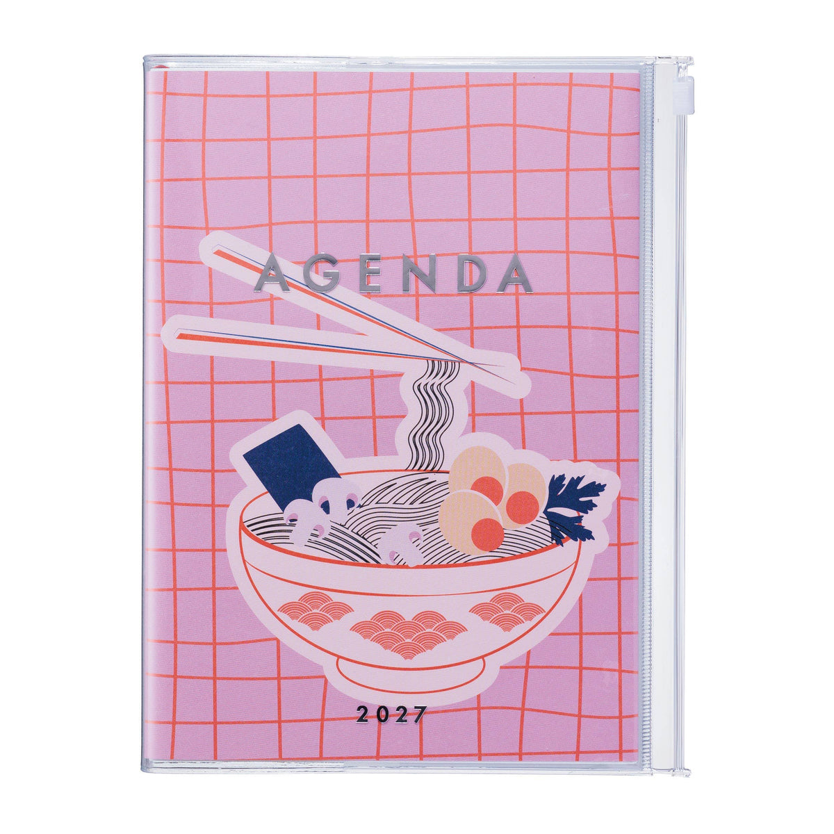 MARK'S Inc. Planners Illustration Ramen Weekly Vertical Planner 2027 – Premium Paper (A5)