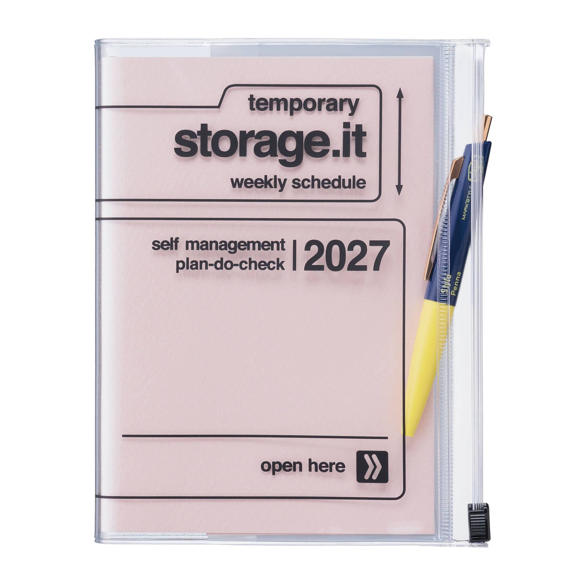 MARK'S Inc. Planners Weekly Vertical Planner 2027 – Premium Paper (A6)