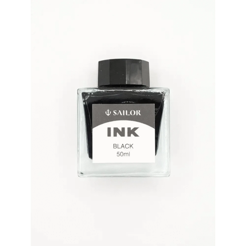 MDS Co.,Ltd. Fountain Pens & Inks Sailor Black Fountain Pen Ink - 50ml Bottle