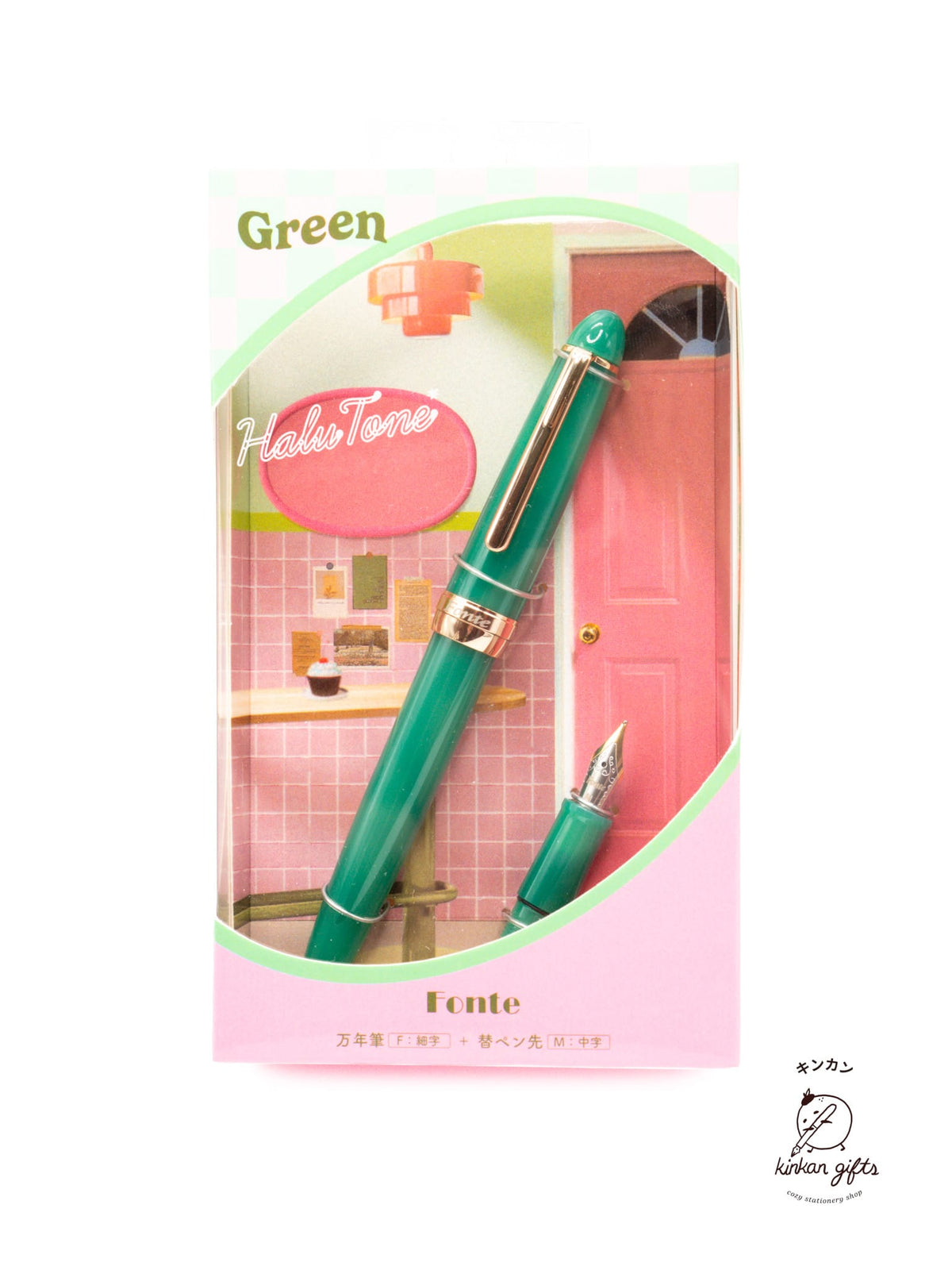 MDS Co.,Ltd. Green Fountain Pen MONO Fonte - Halutone