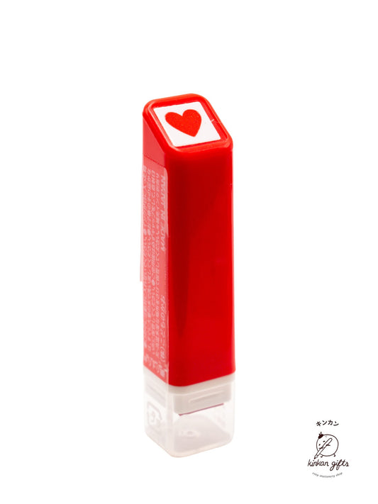 MDS Co.,Ltd. Heart Kodomo No Kao - Mini Self-Inking Stamp