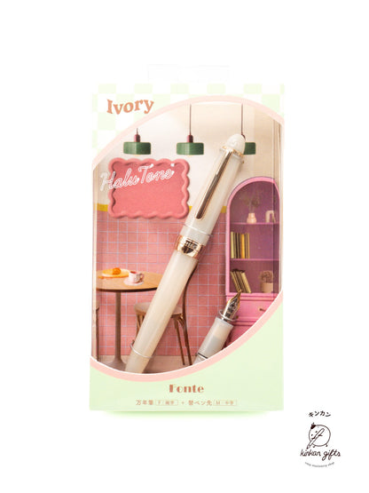 MDS Co.,Ltd. Ivory Fountain Pen MONO Fonte - Halutone