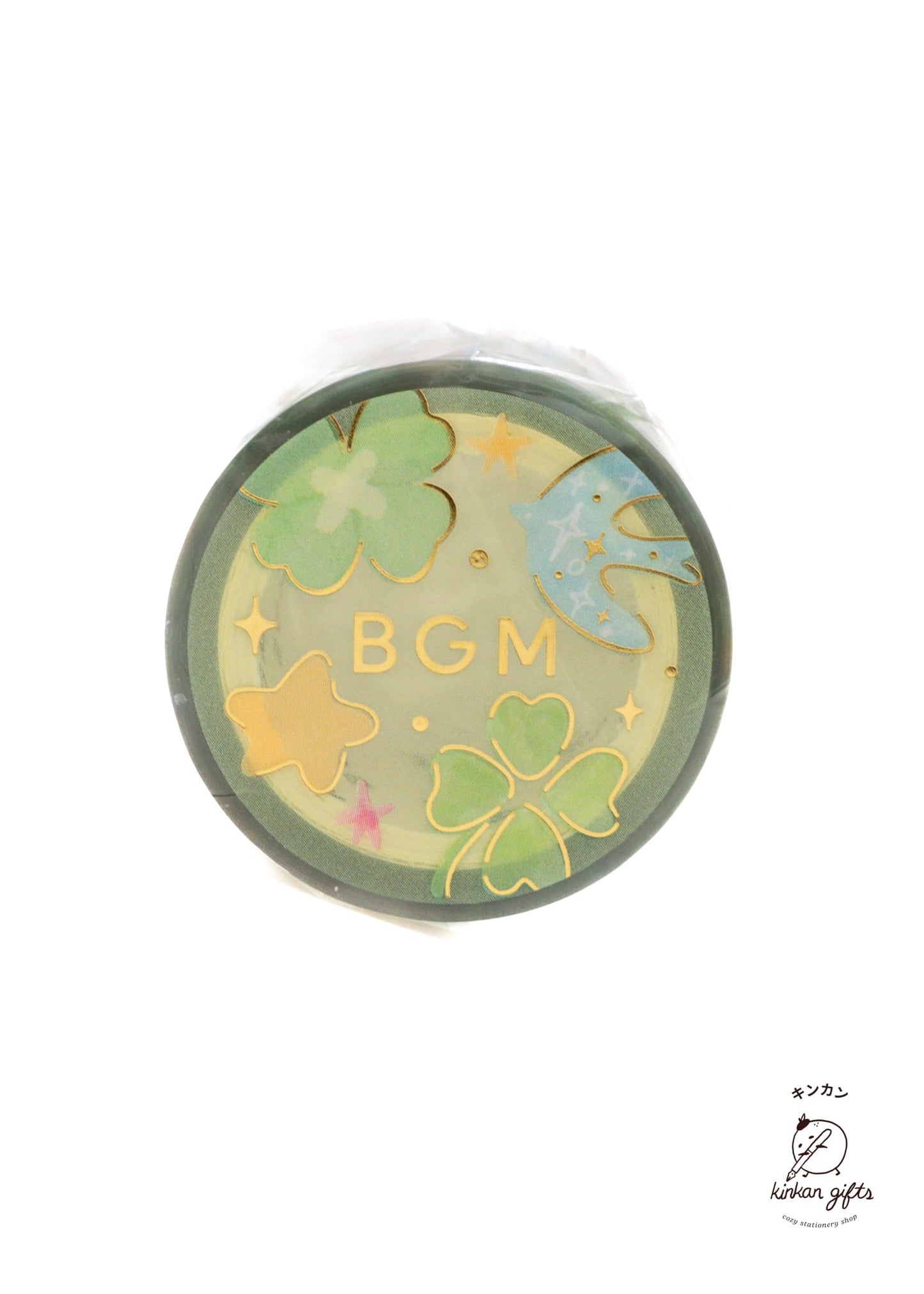 MDS Co.,Ltd. Lucky BGM - Life - Foil-stamped Clear Masking Tape