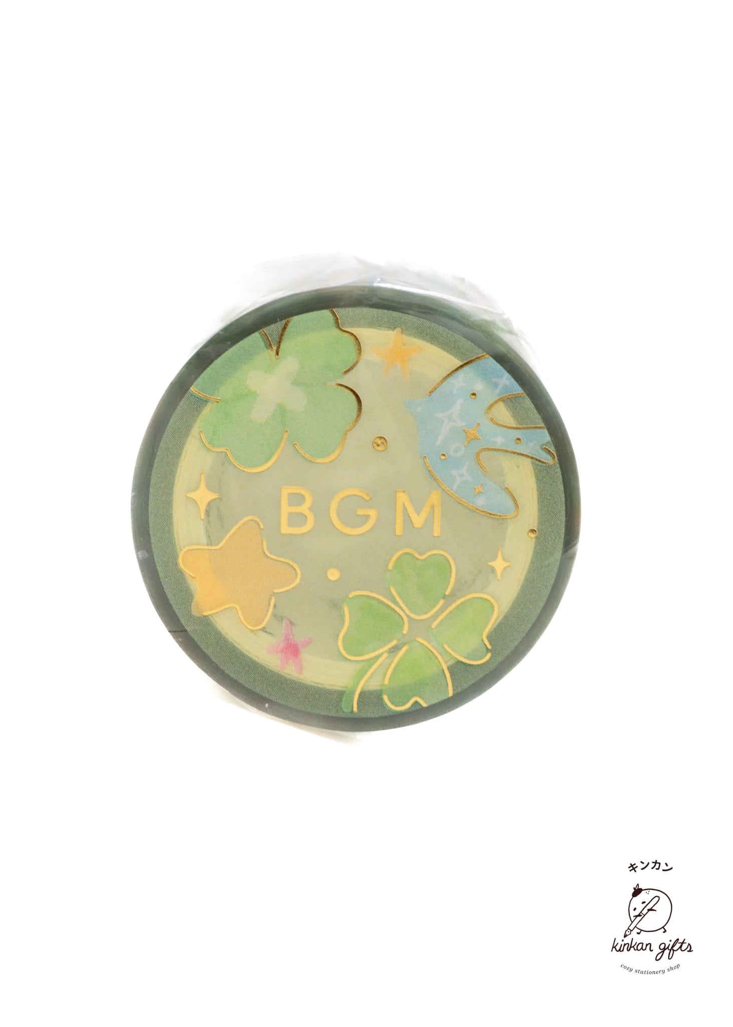 MDS Co.,Ltd. Lucky BGM - Life - Foil-stamped Clear Masking Tape