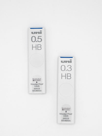 MDS Co.,Ltd. Mechanical Pencils HB 0.5mm UniBall Mechanical Pencil Refill Lead