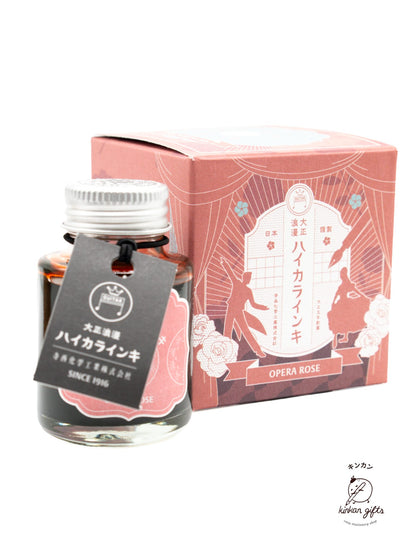 MDS Co.,Ltd. Opera Rose Teranishi Guitar Taisho Roman Haikara Fountain Pen Ink - 40ml Bottle