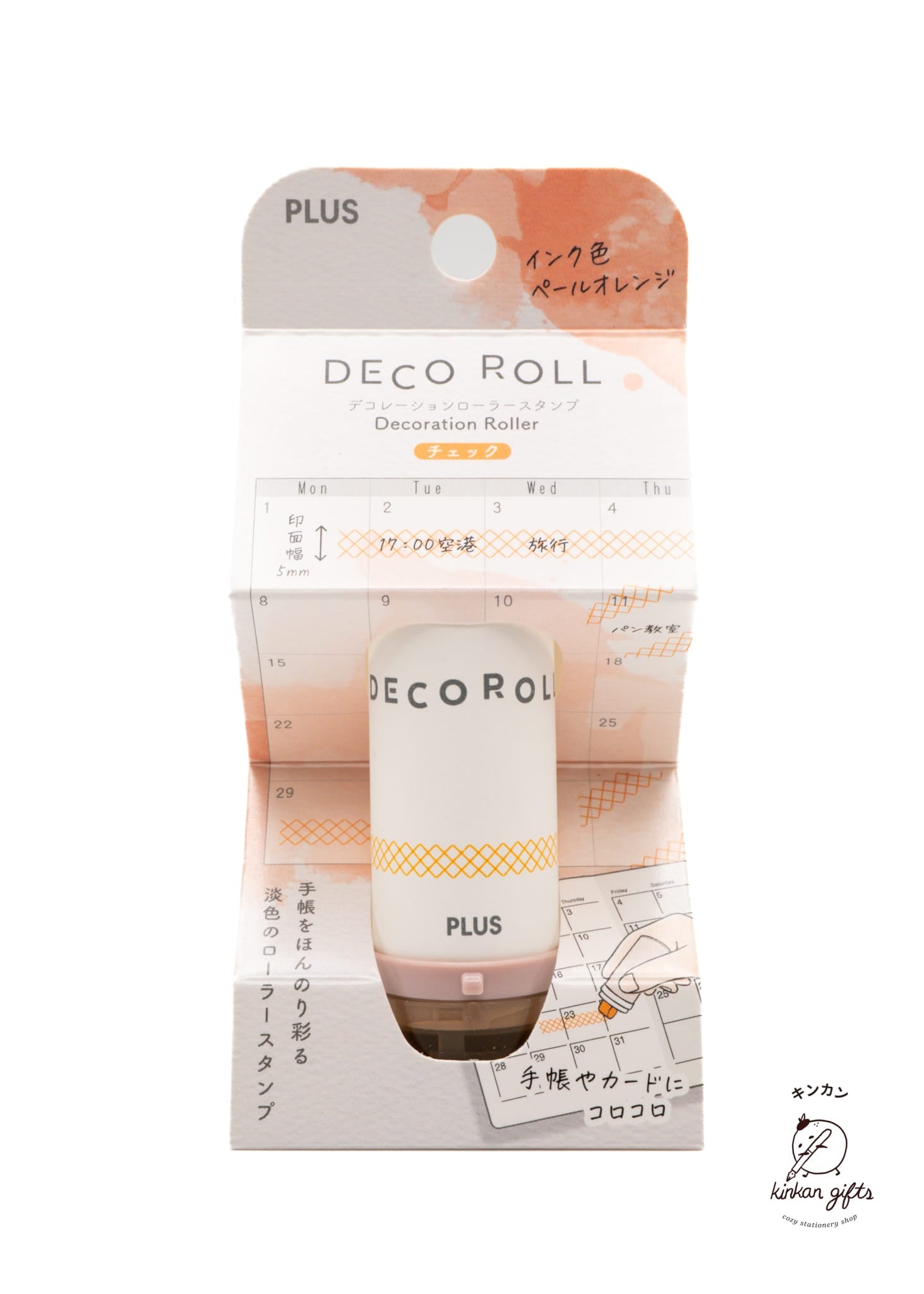 MDS Co.,Ltd. Orange Check PLUS - DECOROLL Stamp