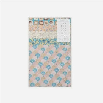 MDS Co.,Ltd. Origami Paper Blue Floral Origami Paper - Shogado