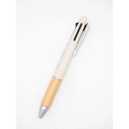 MDS Co.,Ltd. Pens Beige Uni Jetstream 4&1 - Bamboo 4 Color 0.5 mm - Limited Edition