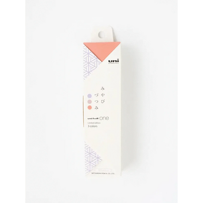 MDS Co.,Ltd. Pens Limited Edition - Uni-ball ONE Gel Pen Set of 3 - Miyabi-zutsumi