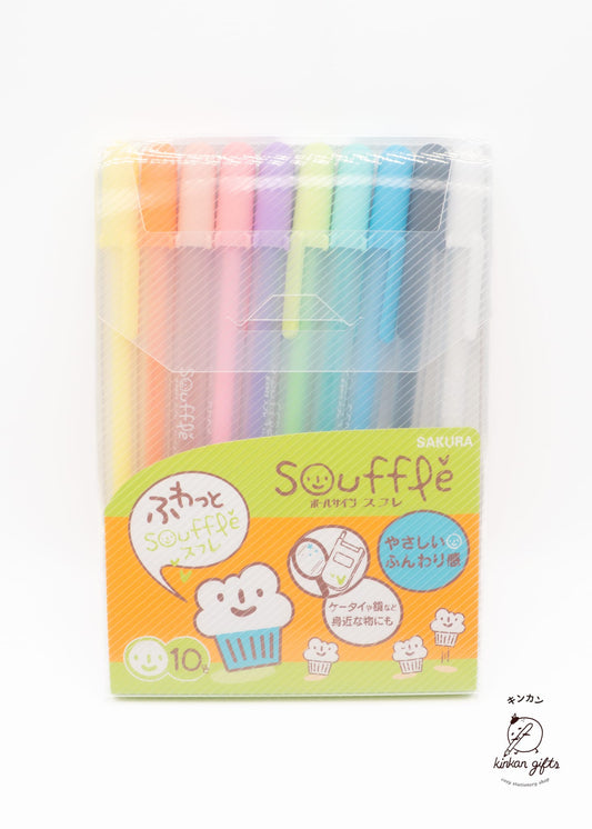 MDS Co.,Ltd. Pens Sakura Souffle Gel Pen 10 - Color Set