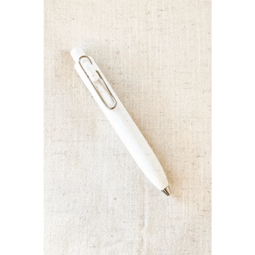 MDS Co.,Ltd. Pens White Tea - .5mm Uni-ball ONE P - Speckled- 0.5mm - Mitsubishi Pencil