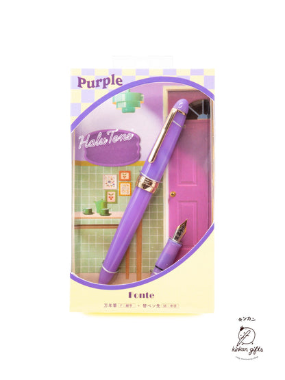 MDS Co.,Ltd. Purple Fountain Pen MONO Fonte - Halutone