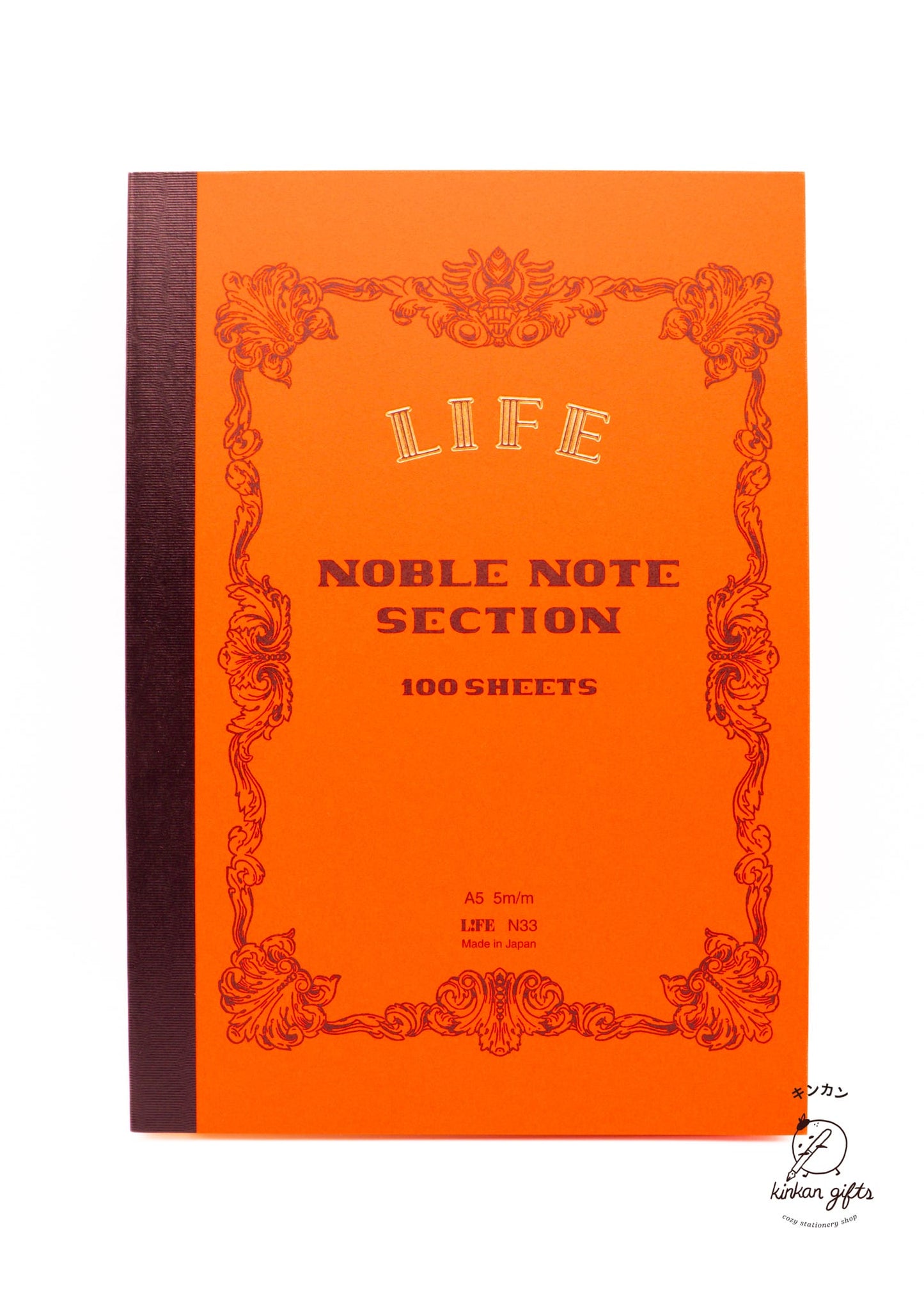 MDS Co.,Ltd. Red (Grid) LIFE Notebook A5-size