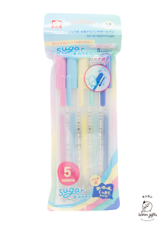 MDS Co.,Ltd. Sakura - sugar - Gel Ink Ballpoint Pen in 5 colors