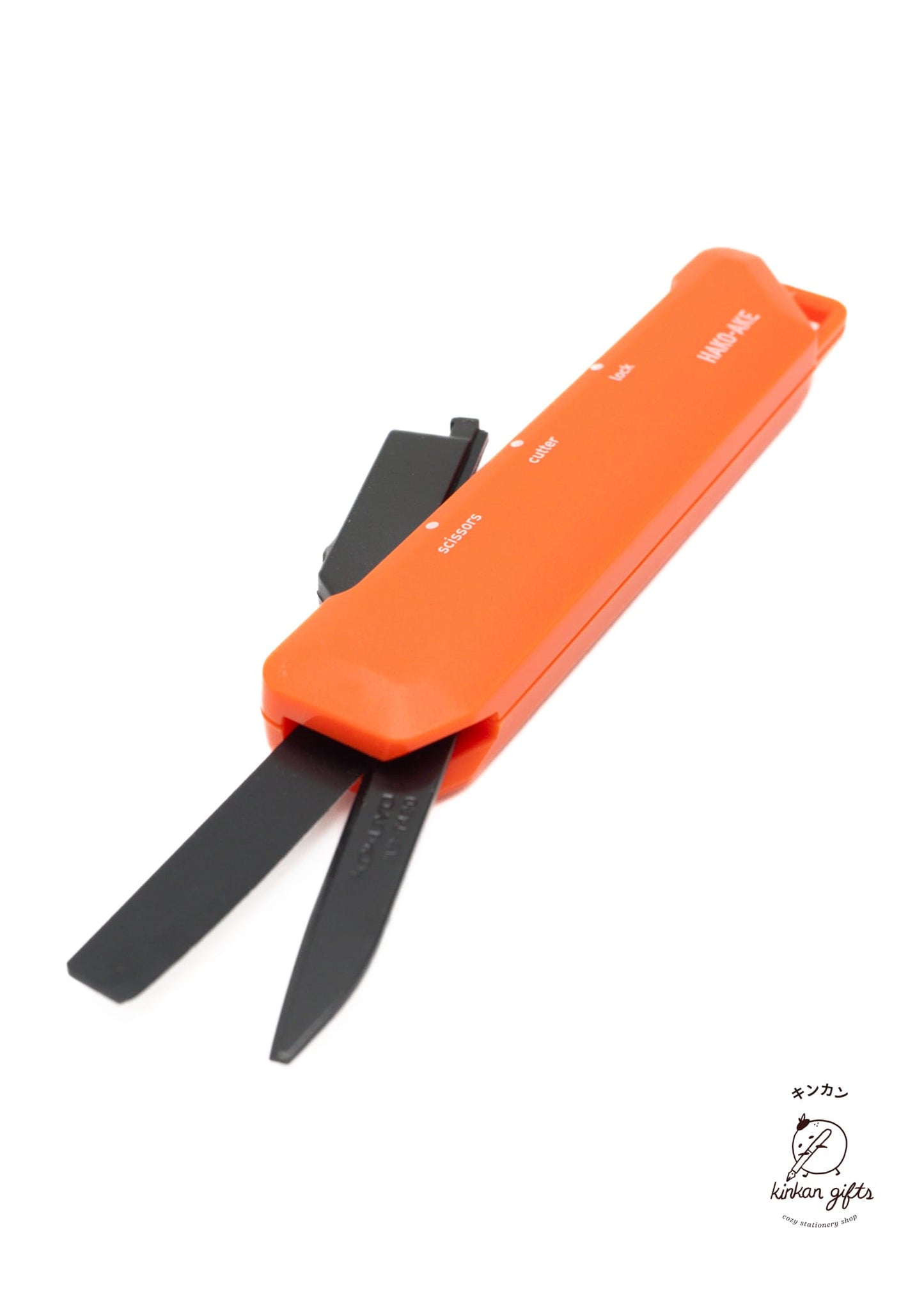 MDS Co.,Ltd. Scissors & Cutting Tools Orange Kokuyo - Hako-Ake - 2-Way Portable Knife and Scissor Tool