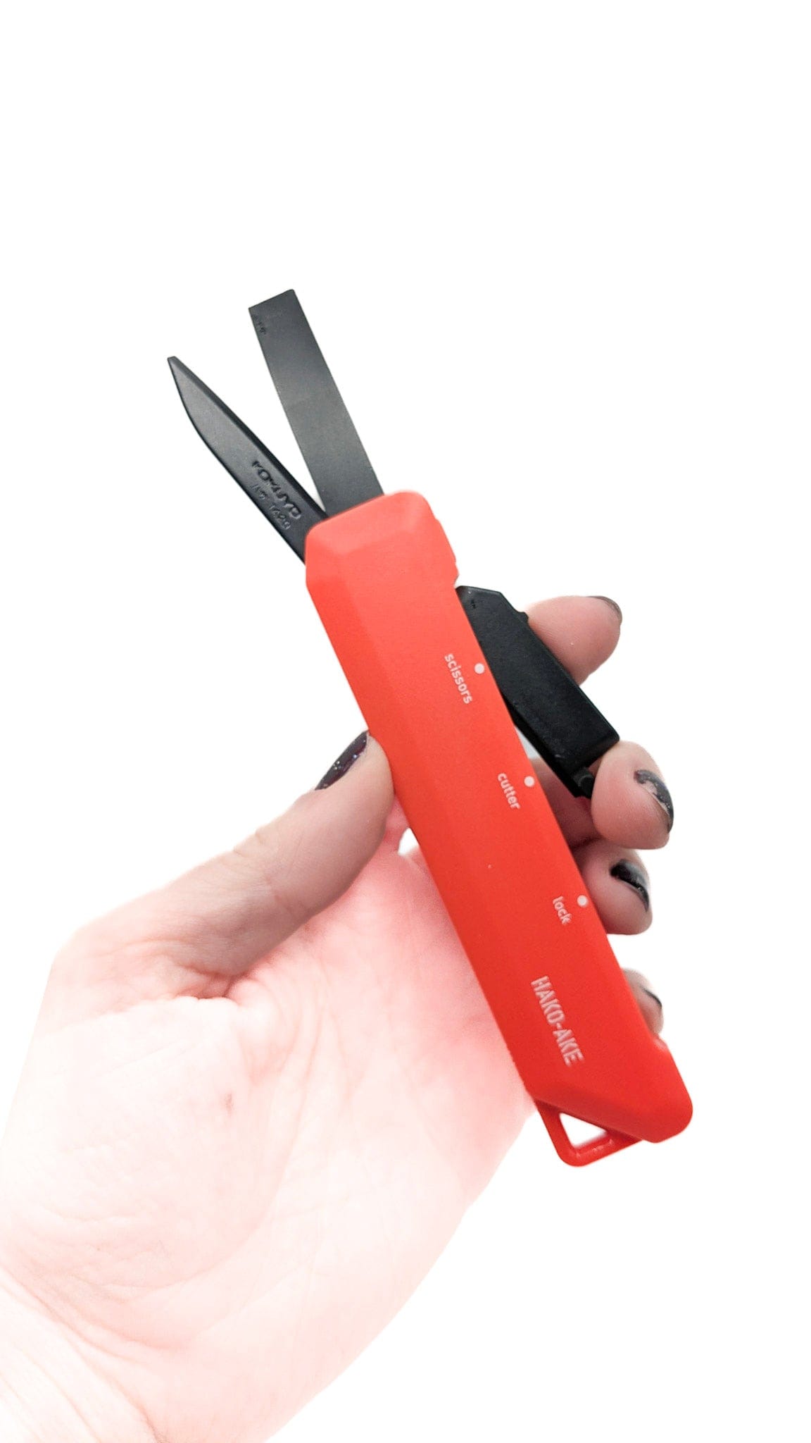 MDS Co.,Ltd. Scissors Hakoake 2-Way Portable Knife and Scissor tool by KOKUYO