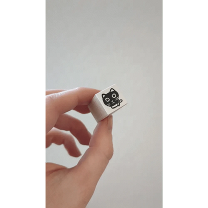 MDS Co.,Ltd. Stamps Kuroneko Sanby Mini Rubber Stamps