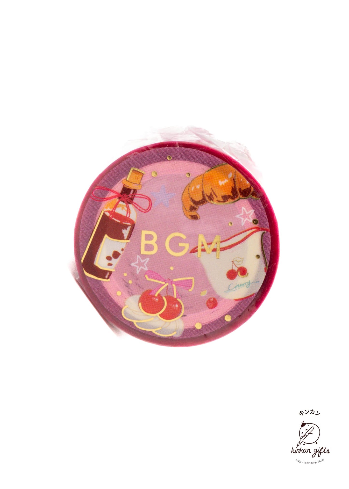 MDS Co.,Ltd. Sweet Time BGM - Life - Foil-stamped Clear Masking Tape