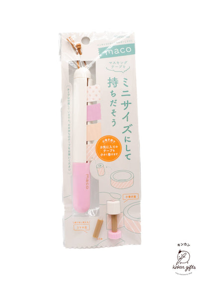 MDS Co.,Ltd. Washi Tape Pastel Pink KANMIDO Maco Komaki Portable Washi Tape holder for 15mm Washi Tape