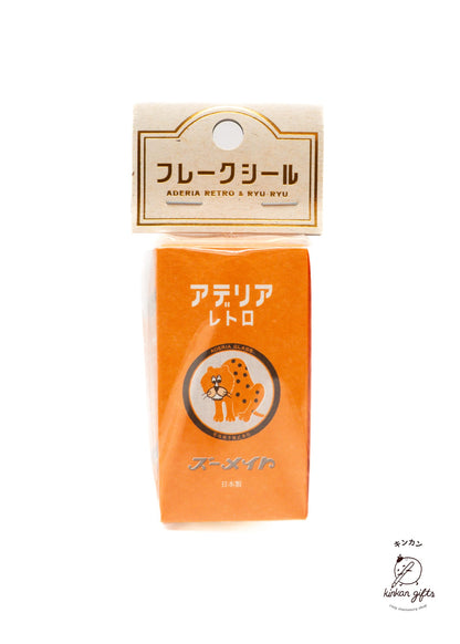 MDS Co.,Ltd. Zoo Mate RYU-RYU Aderia Vintage Sticker Flake Box