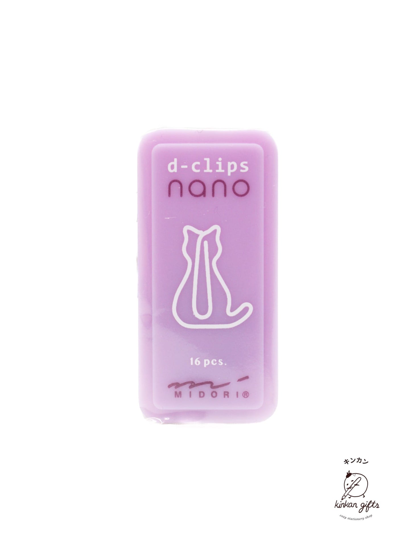 MIDORI Book Clips Cat MIDORI - D-Clips nano