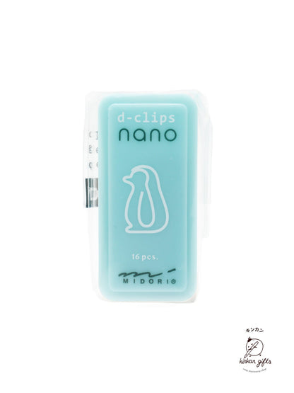 MIDORI Book Clips Penguin MIDORI - D-Clips nano