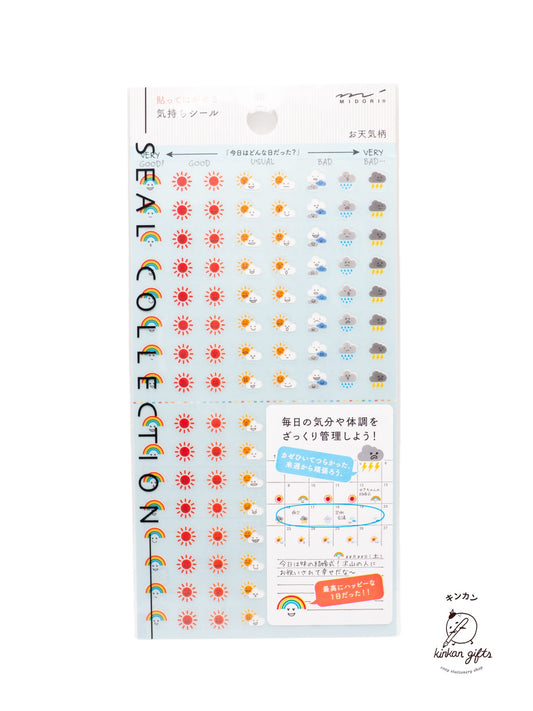 MIDORI Sticker Sheet MIDORI Sticker Sheet - Feelings & Weather
