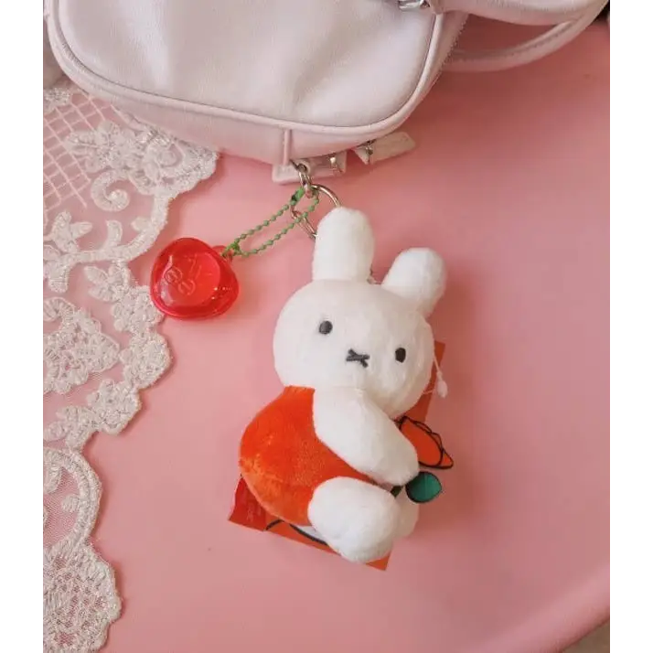 Miffy & Friends with Flower Plush Key Chain bag Charm