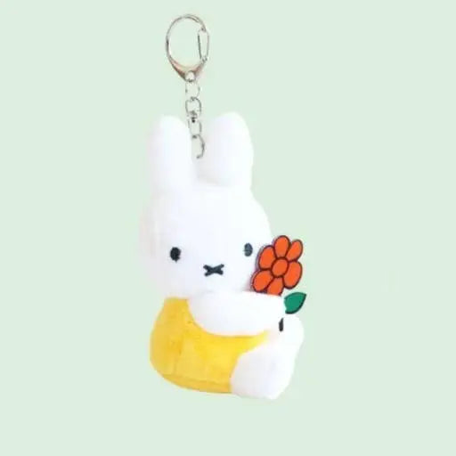 Miffy & Friends with Flower Plush Key Chain bag Charm