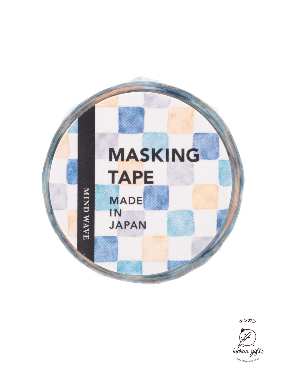 MIND WAVE Checkered Blue Pattern Mindwave - Classic Checkered Washi Tape