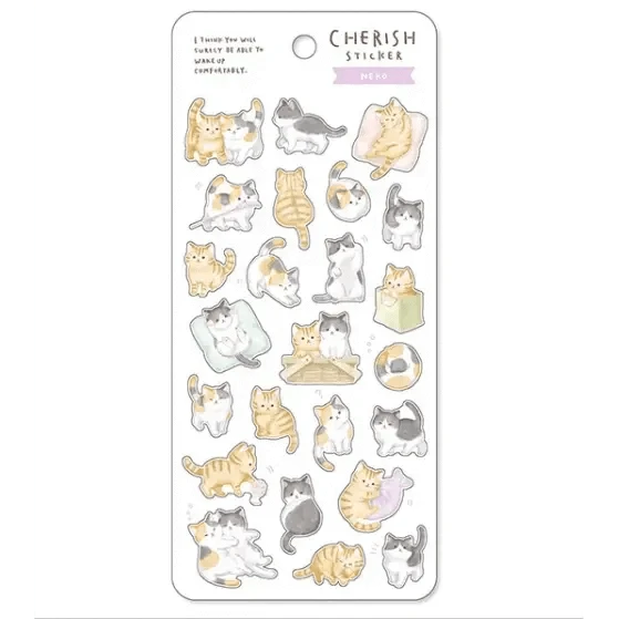 MIND WAVE Decorative Stickers Neko Cherish Animal Stickers
