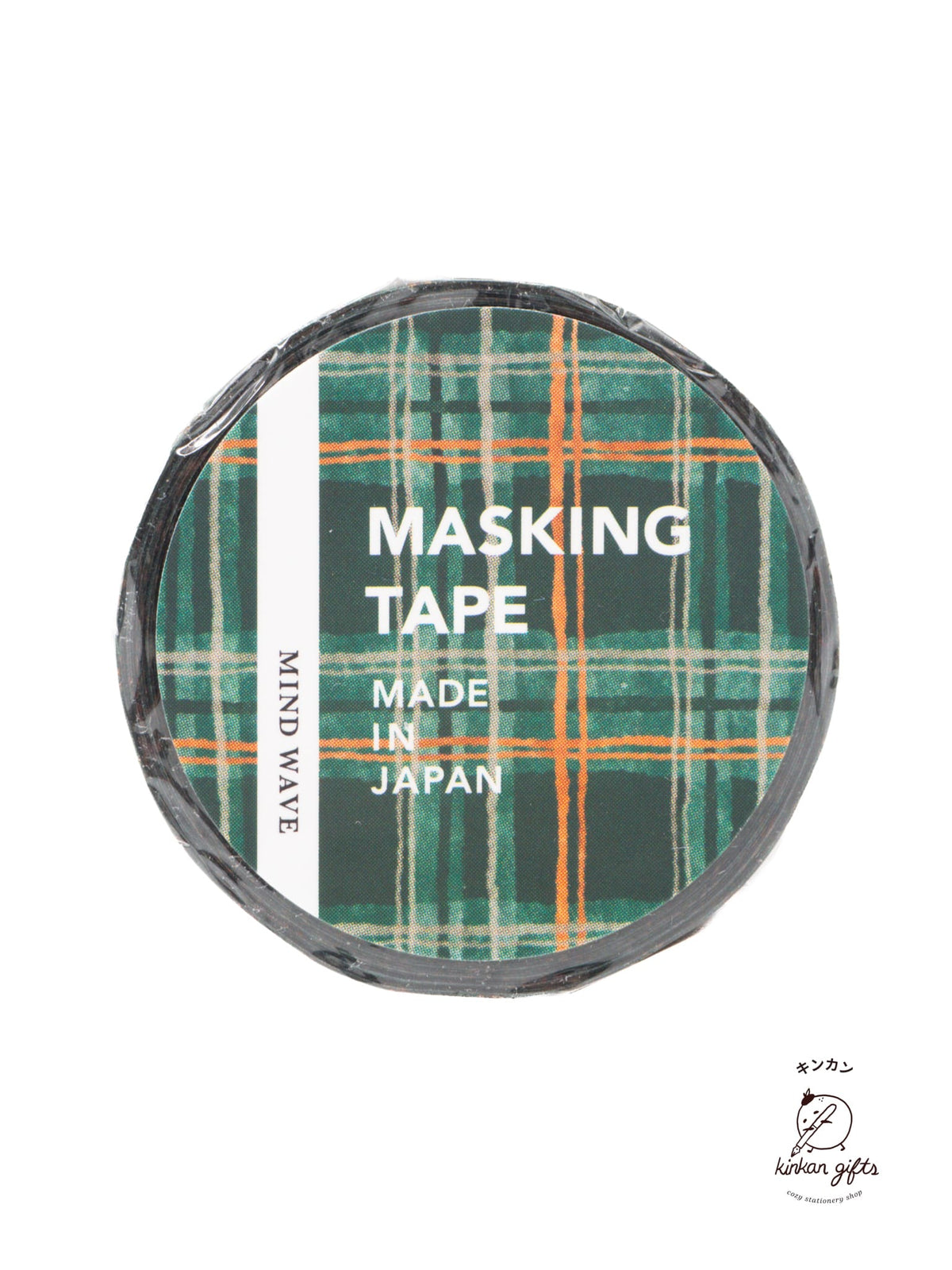 MIND WAVE Mindwave Washi Tape - Plaid Green