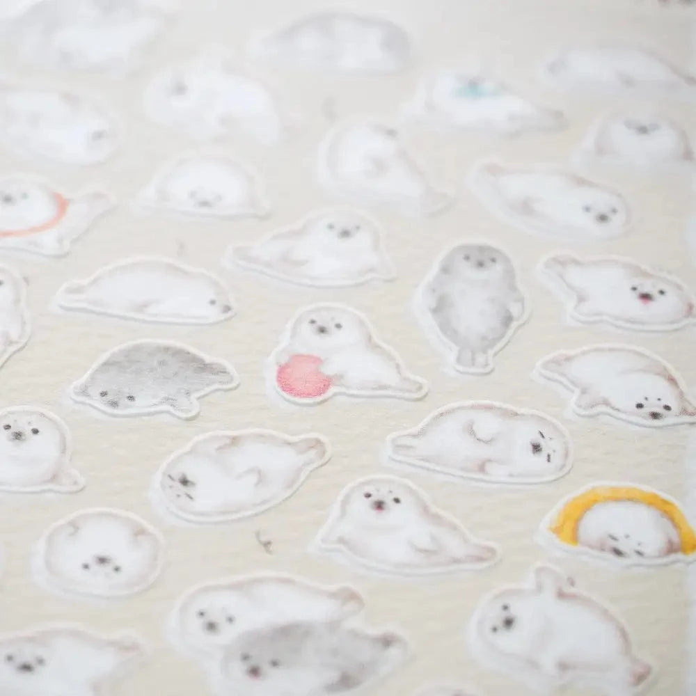 MIND WAVE Sticker Sheet 81230 Seals Mame-Mame Animal Sticker Sheet