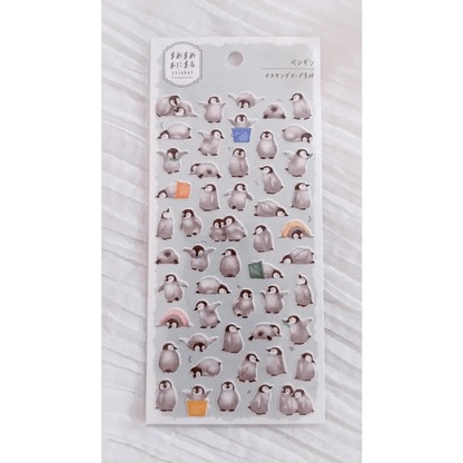 MIND WAVE Sticker Sheet 81231 Penguin Mame-Mame Animal Sticker Sheet