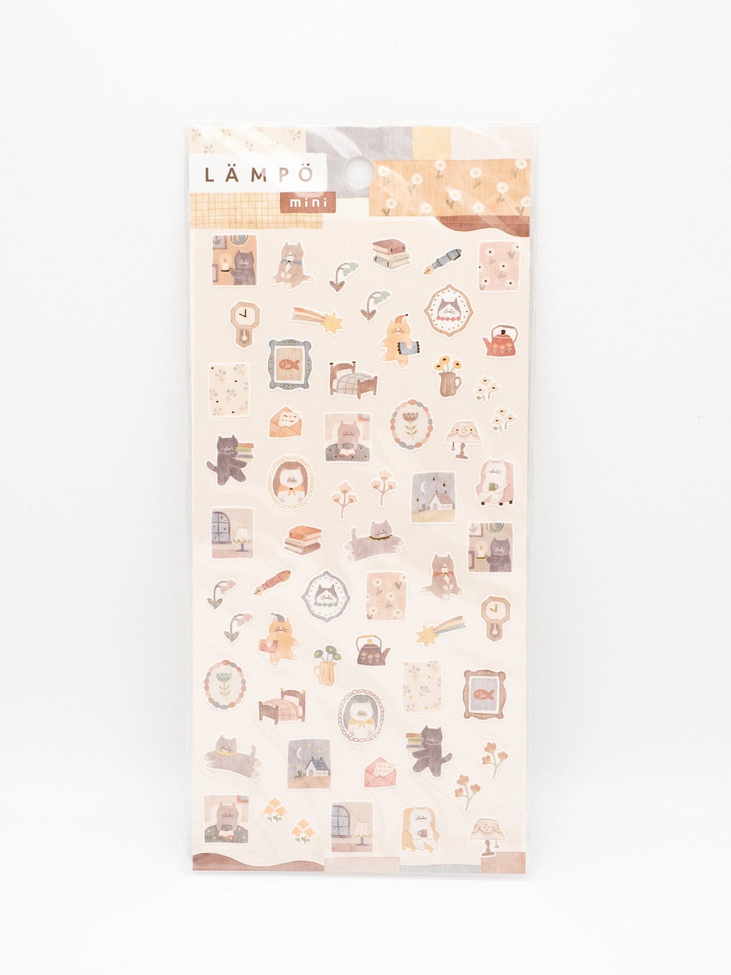 MIND WAVE Sticker Sheet Cat at Night Sticker Sheet