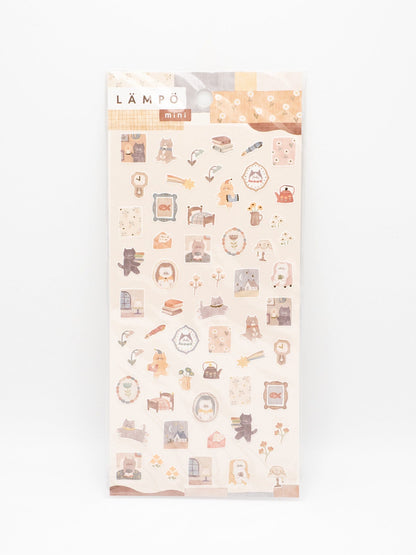 MIND WAVE Sticker Sheet Cat at Night Sticker Sheet